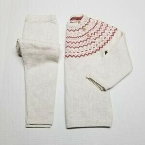 H&M Cream Sweater Outfit | Girls 3-4T
